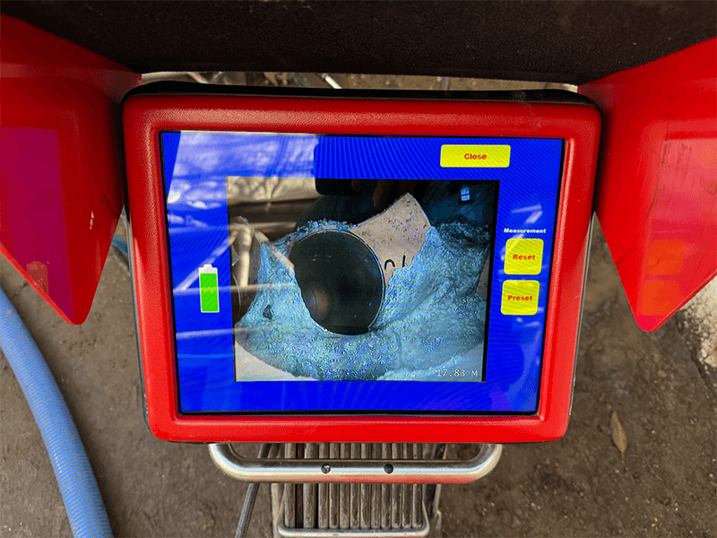 CCTV drain survey in progress — DrainCare Direct design-first approach