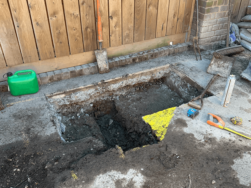 School groundworks excavation