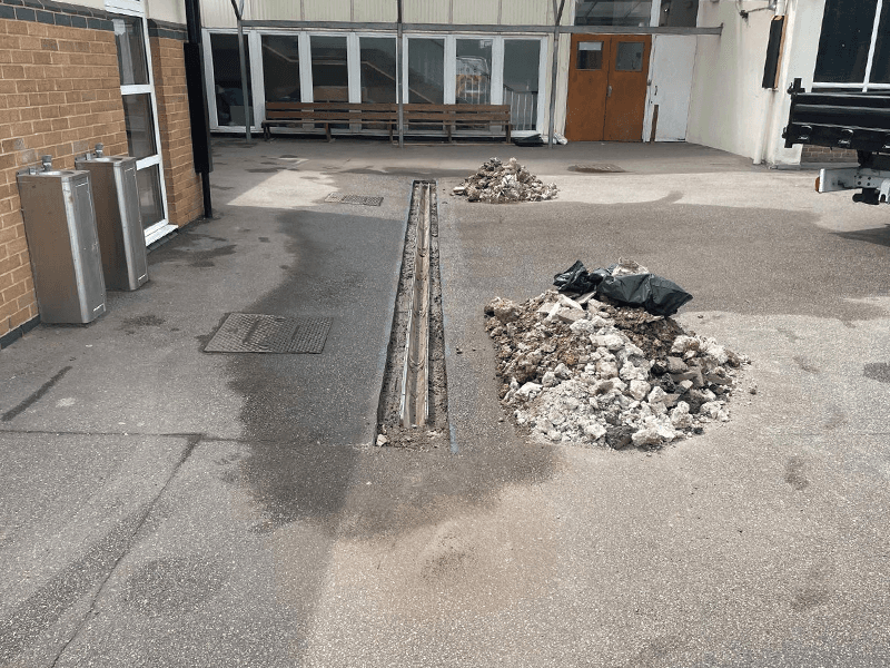 School drainage installation — DrainCare Direct education sector specialist